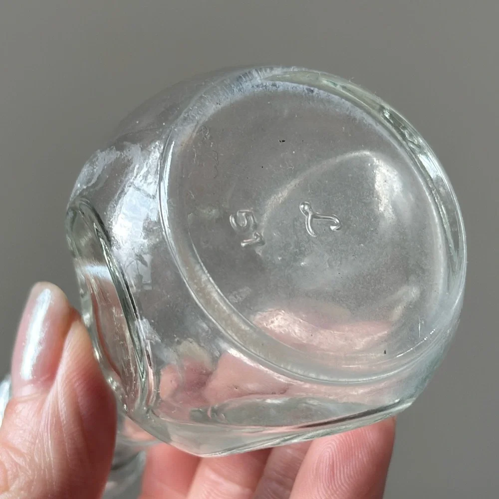 Vintage Mini Glass Vase Plant Propagation Jar Mini Collectible Decor MCM
